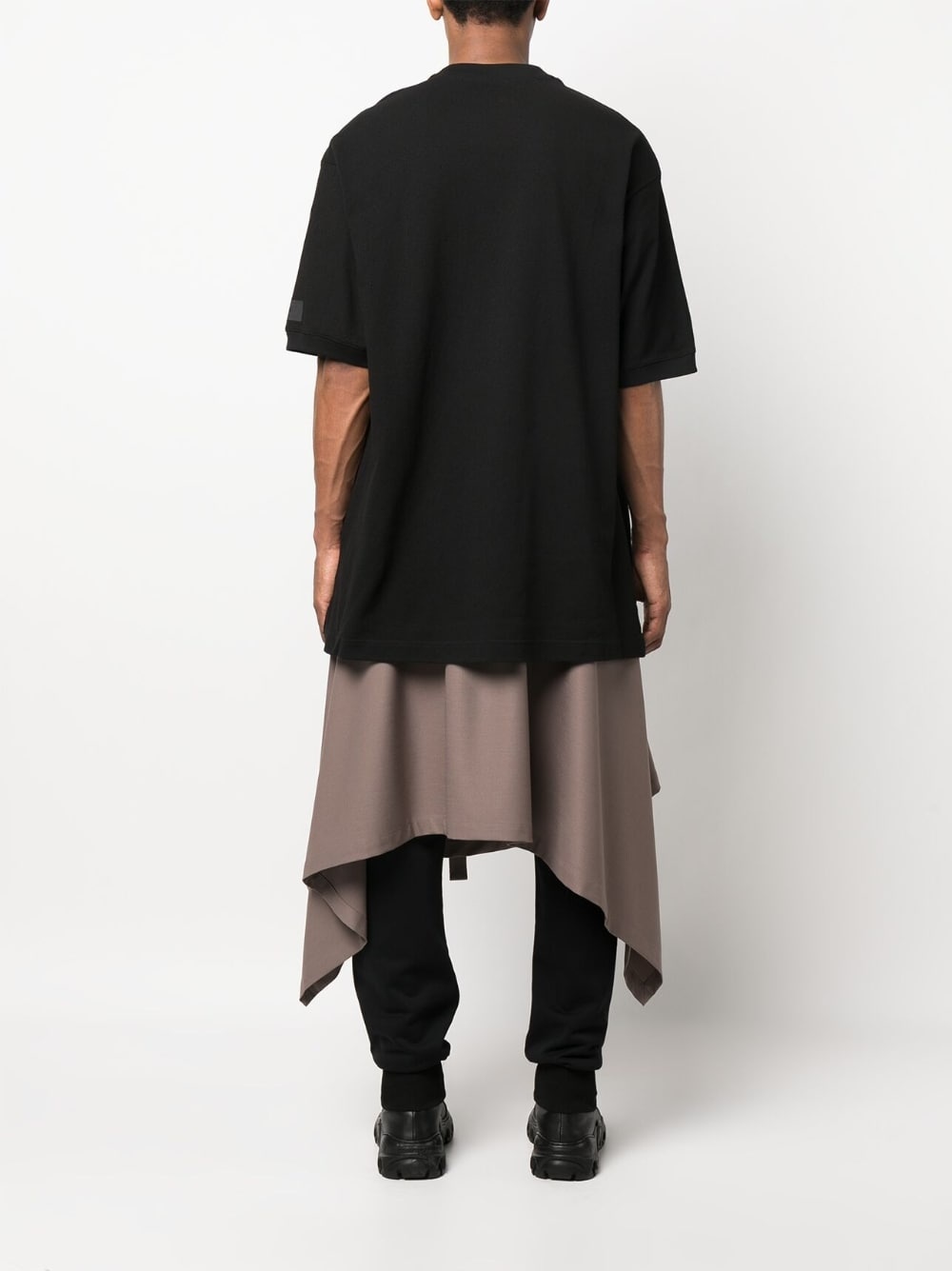 logo-patch sleeve T-shirt - 4
