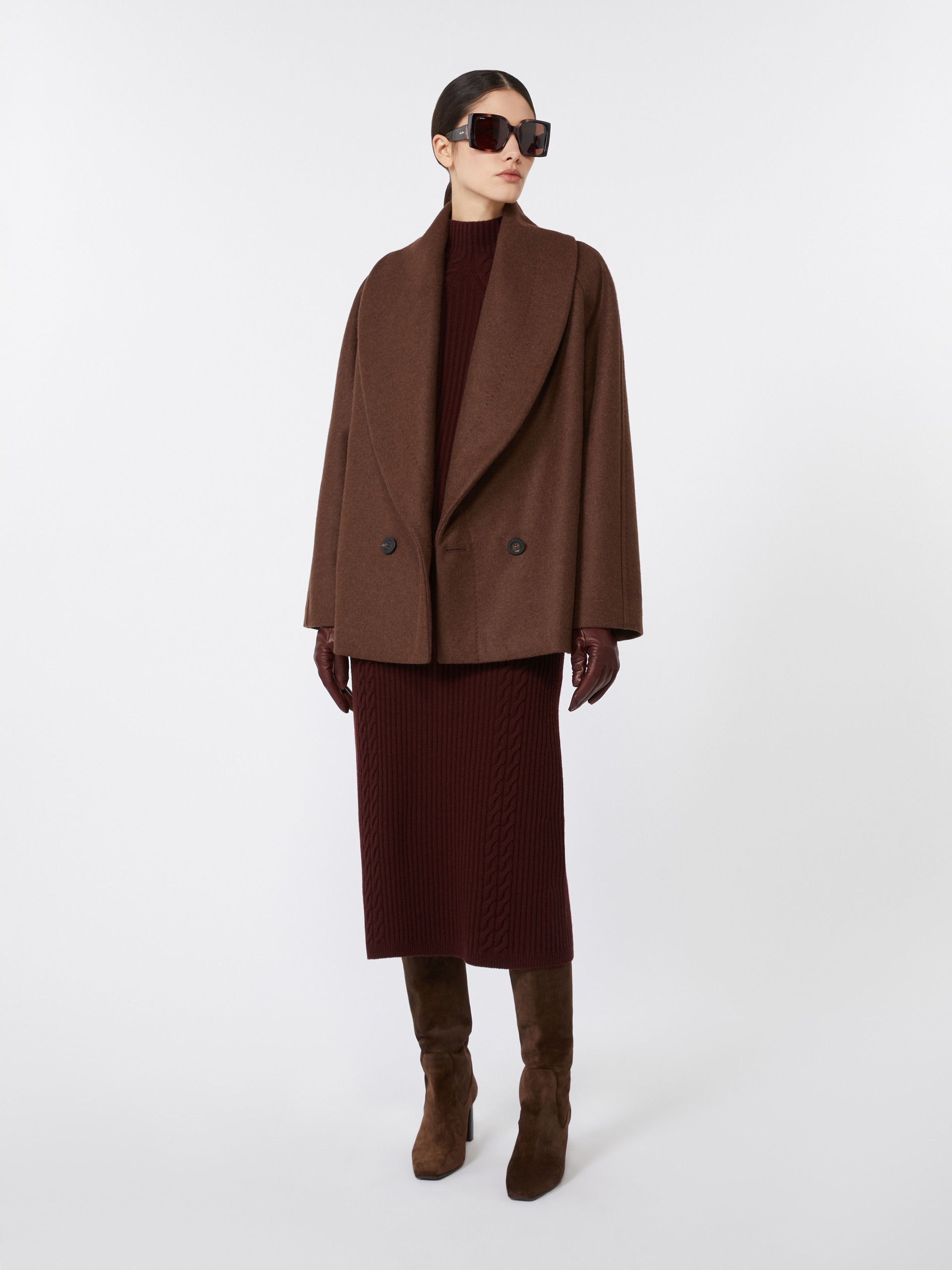 ZELANDA Wool and cashmere slim-fit dress - 2