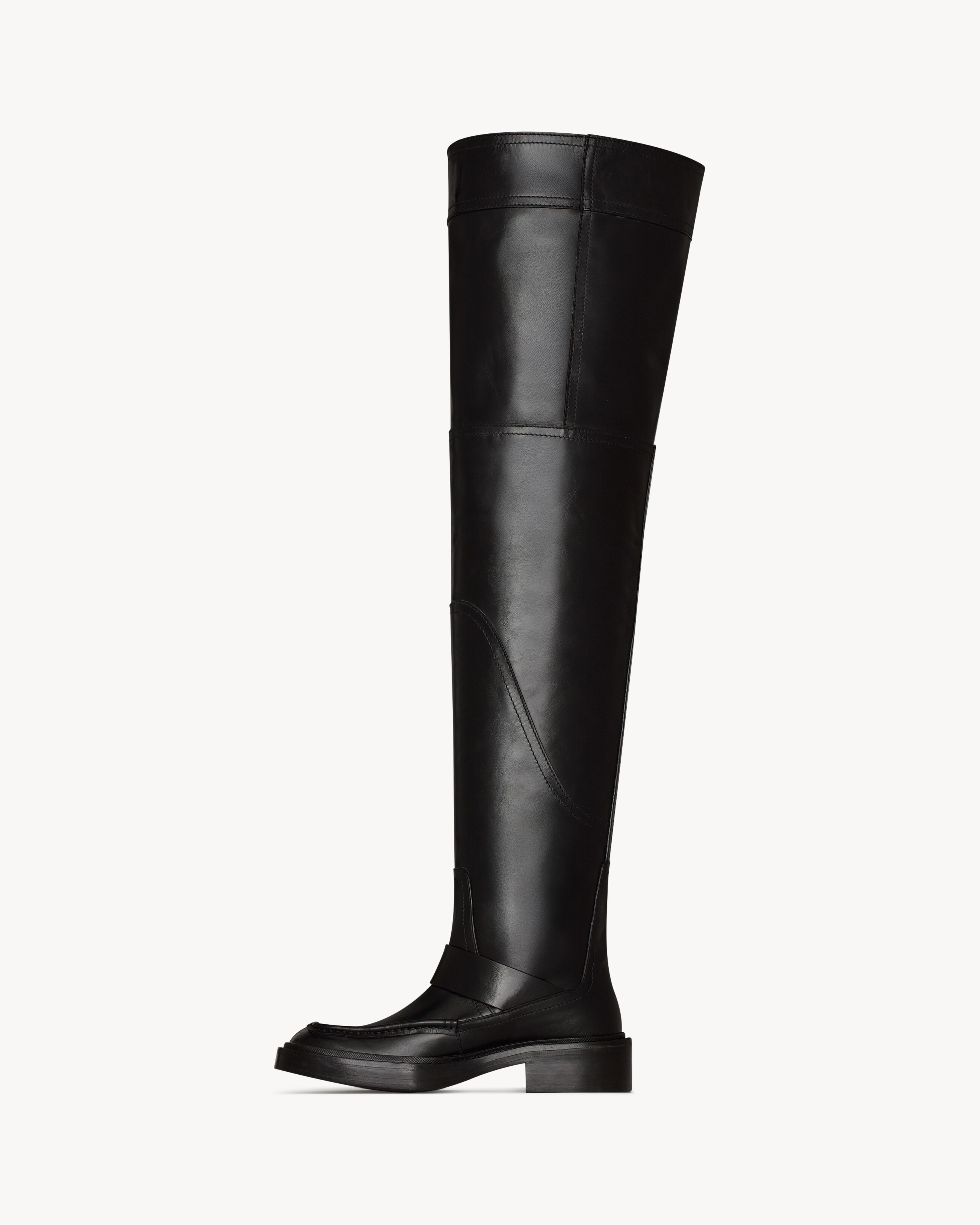 JOE OVER-THE-KNEE BOOTS IN SMOOTH LEATHER - 3