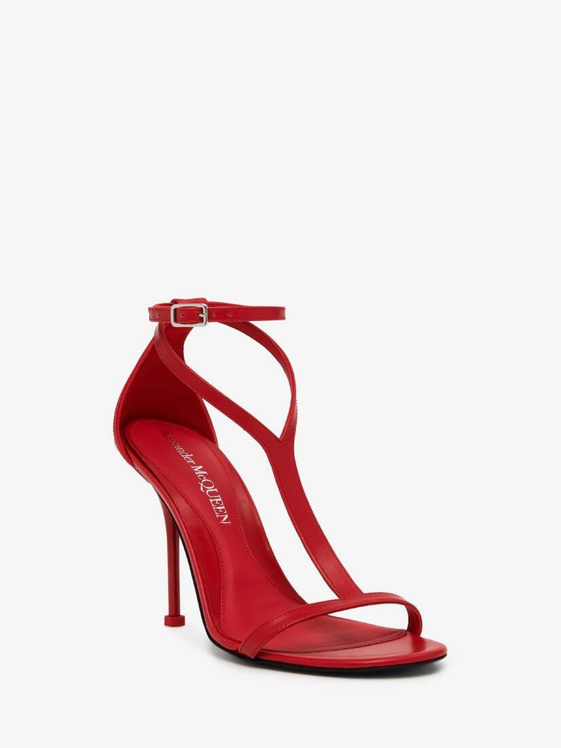 Women's Harness Sandal in Lust Red 5