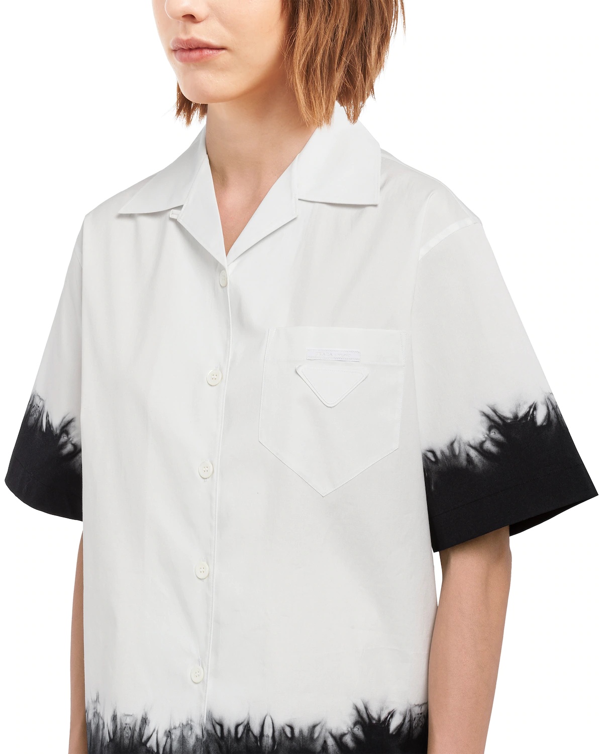 Stretch cotton poplin shirt - 5