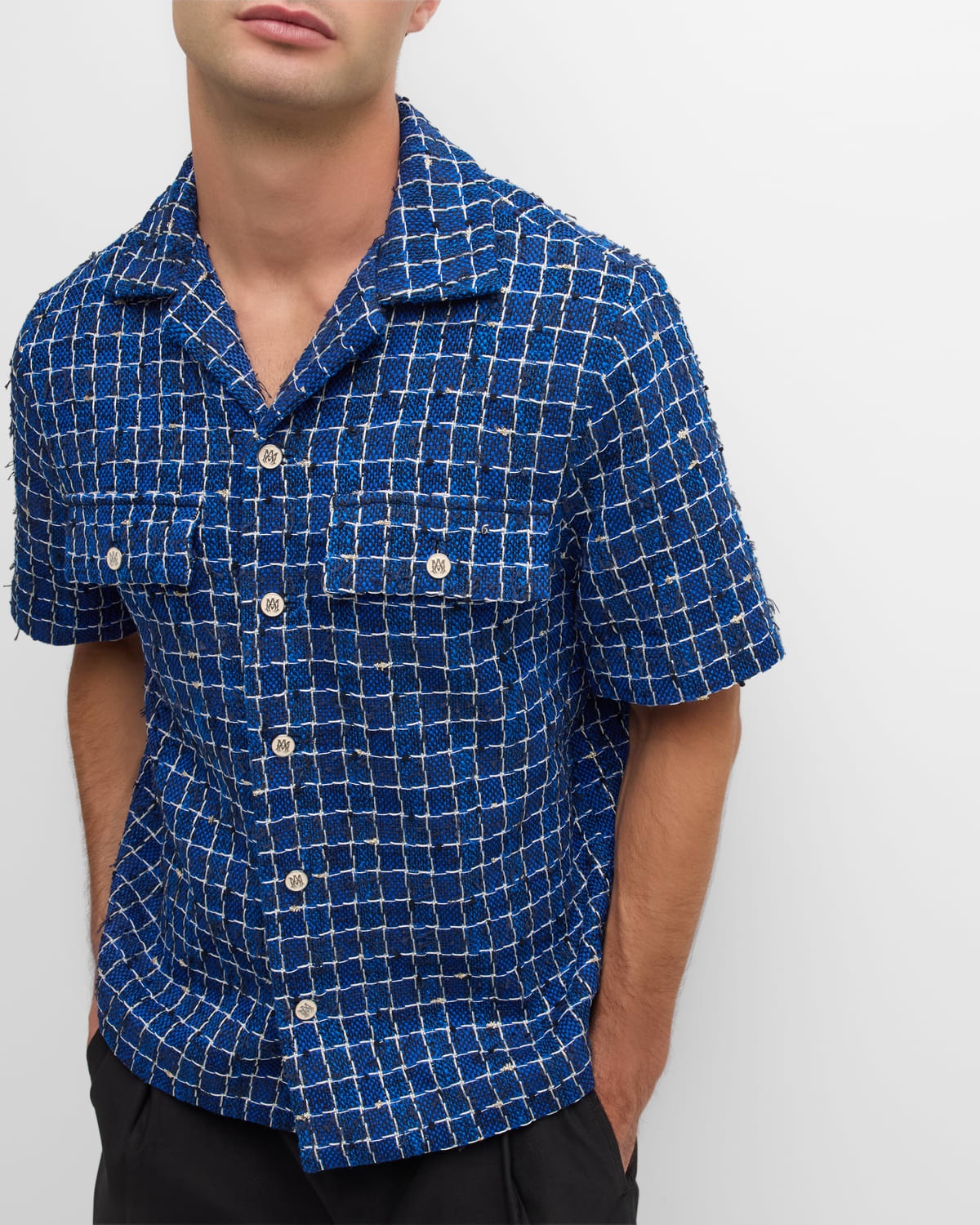 Men's Boucle Camp Shirt - 6