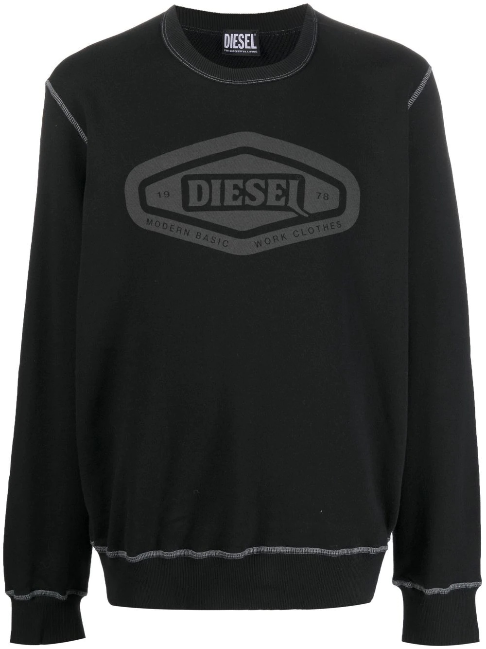 logo-print sweatshirt - 1