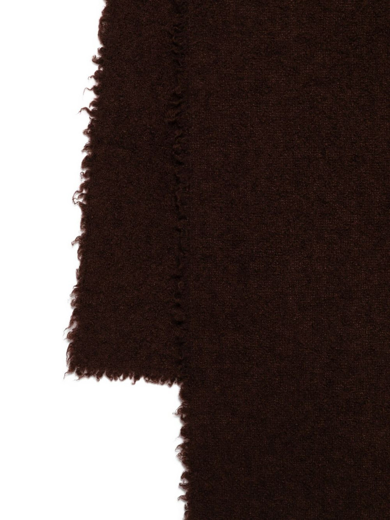 Faliero Sarti frayed-trim scarf outlook