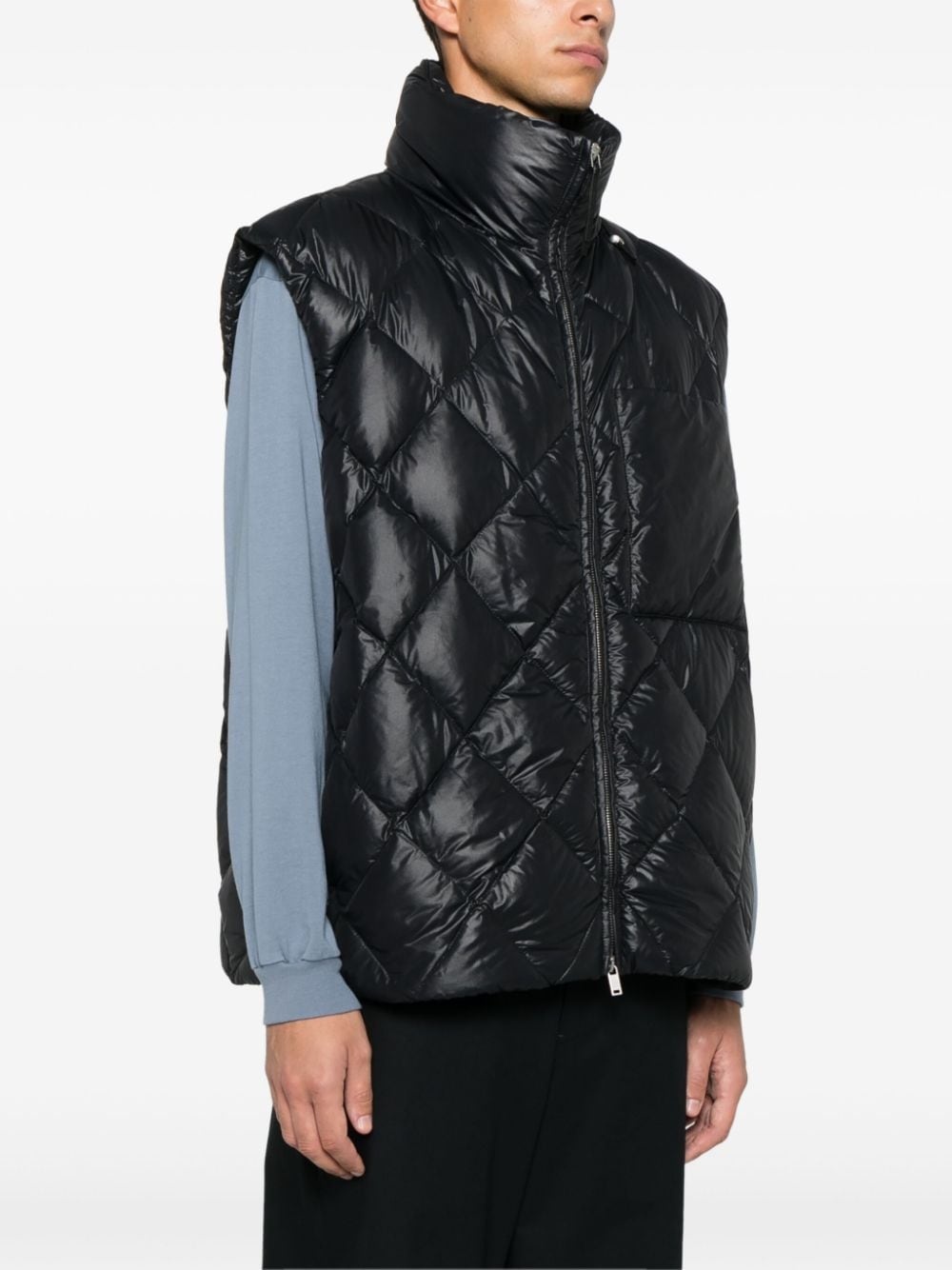 quilted gilet - 3