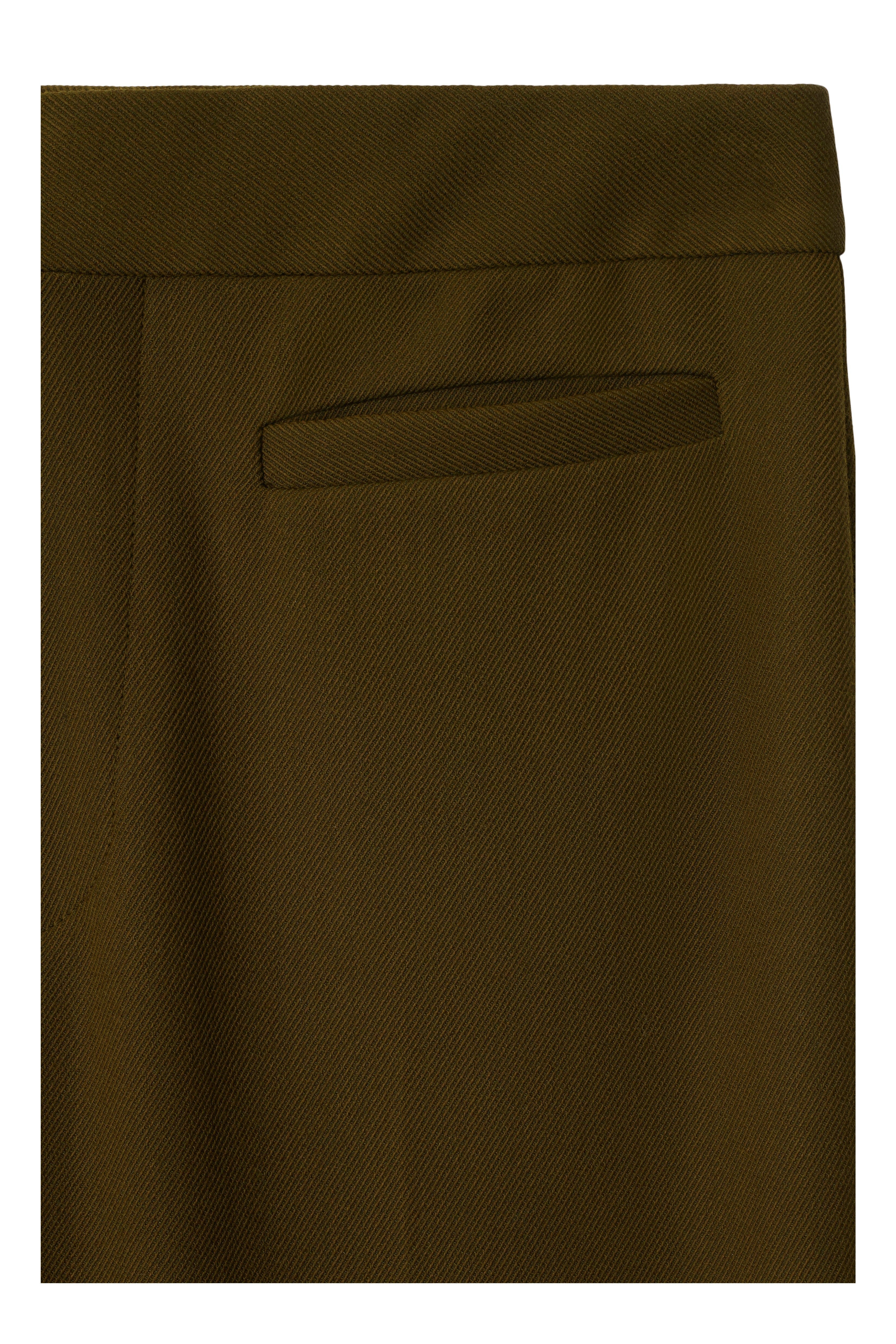 burberry Nylon Wool Blend Tailored Trousers in Furrow at Nordstrom - 5