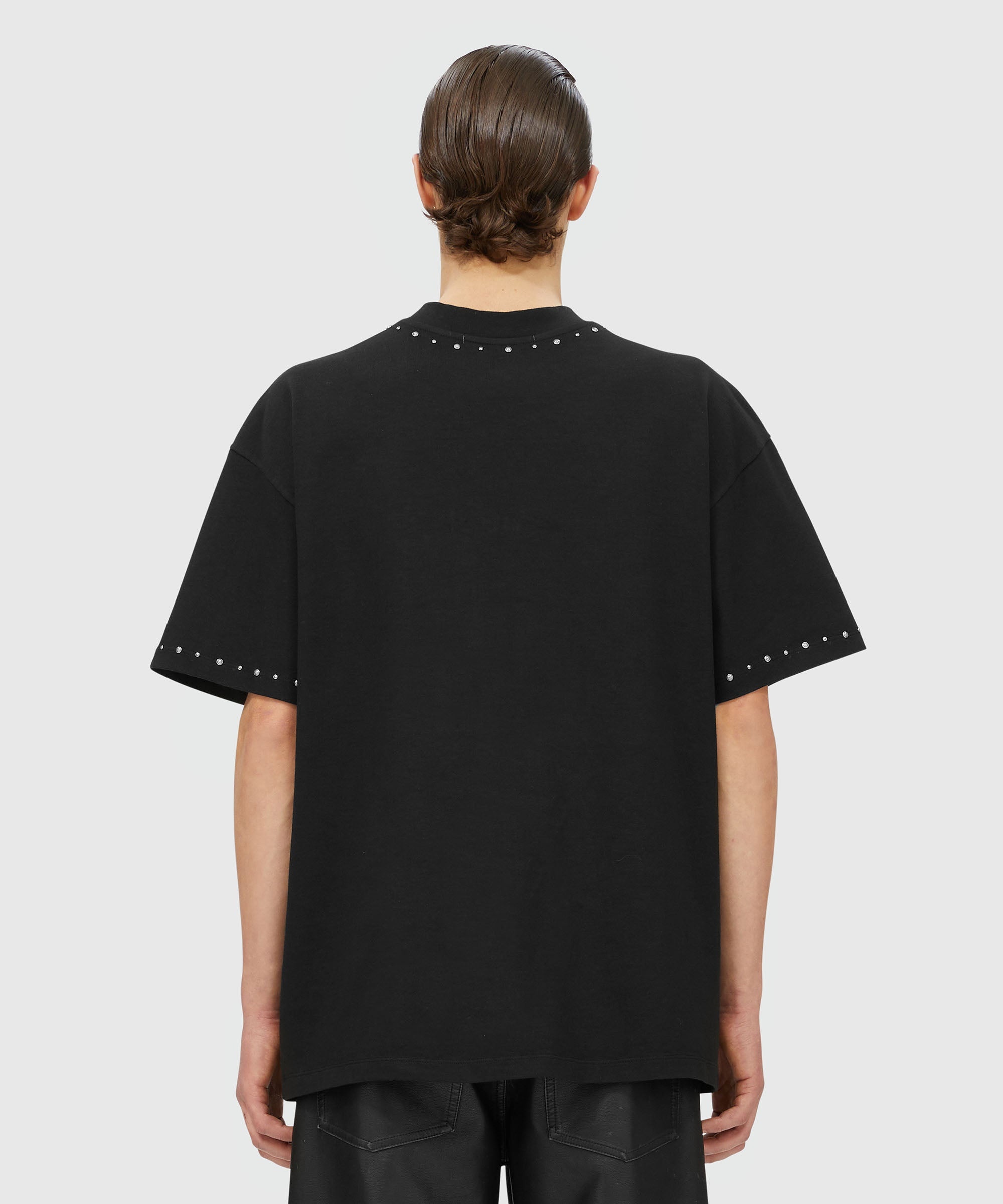 Jersey T-shirt with studs - 3