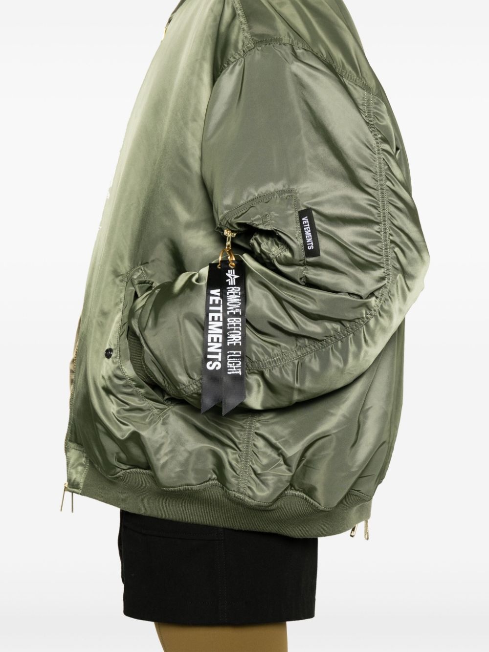 x Alpha Industries Double Zip bomber jacket - 5