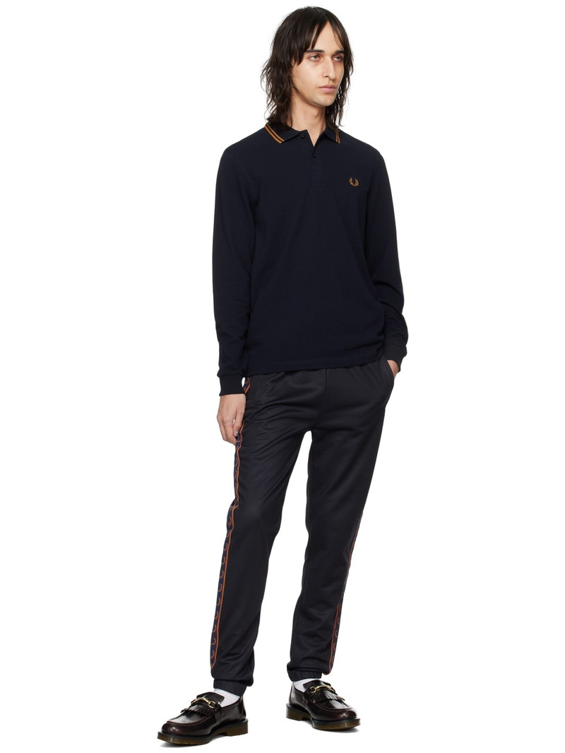 Fred Perry Navy 'The Fred Perry' Long Sleeve Polo outlook