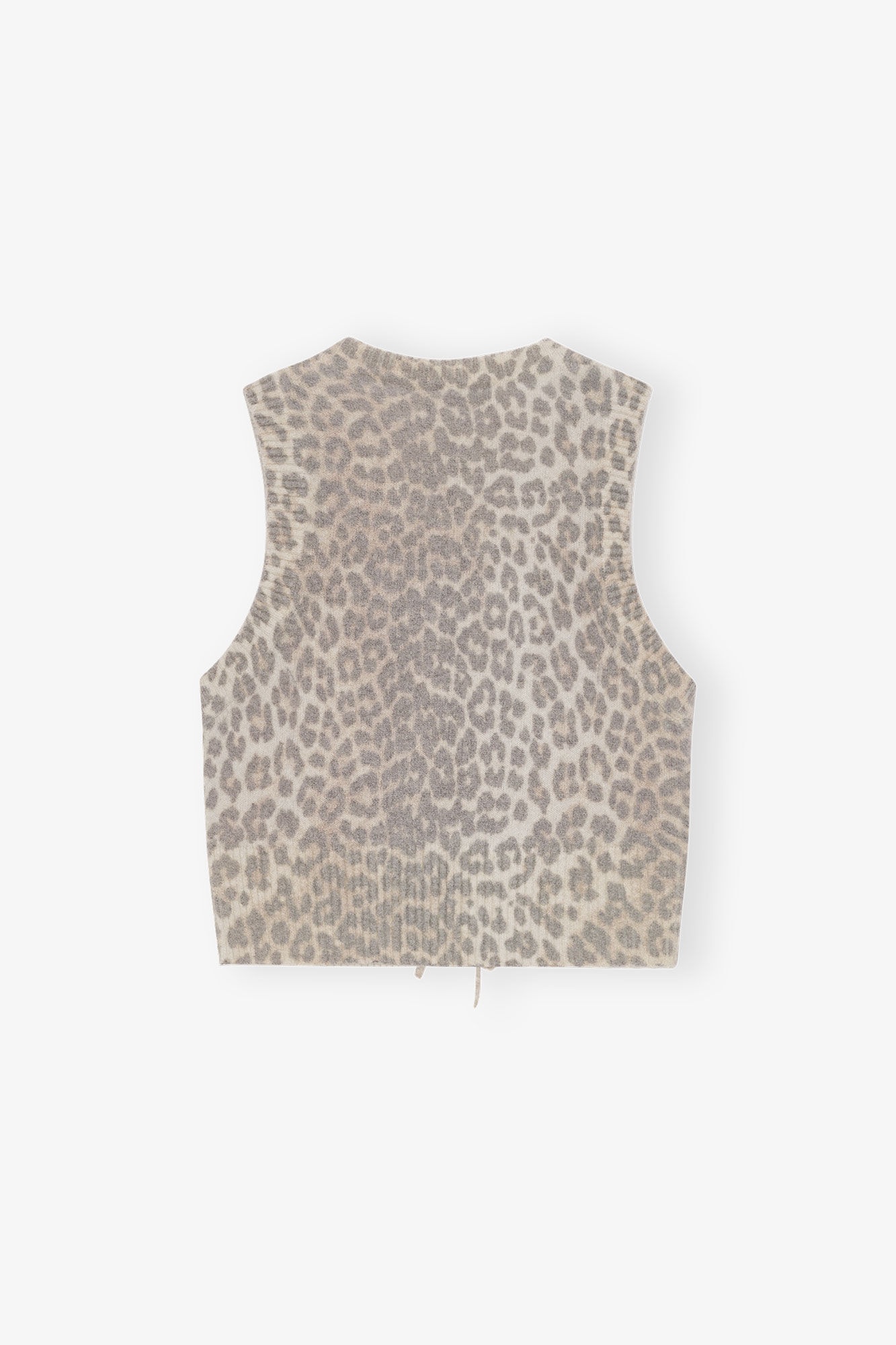 LEOPARD TIE STRING VEST - 6