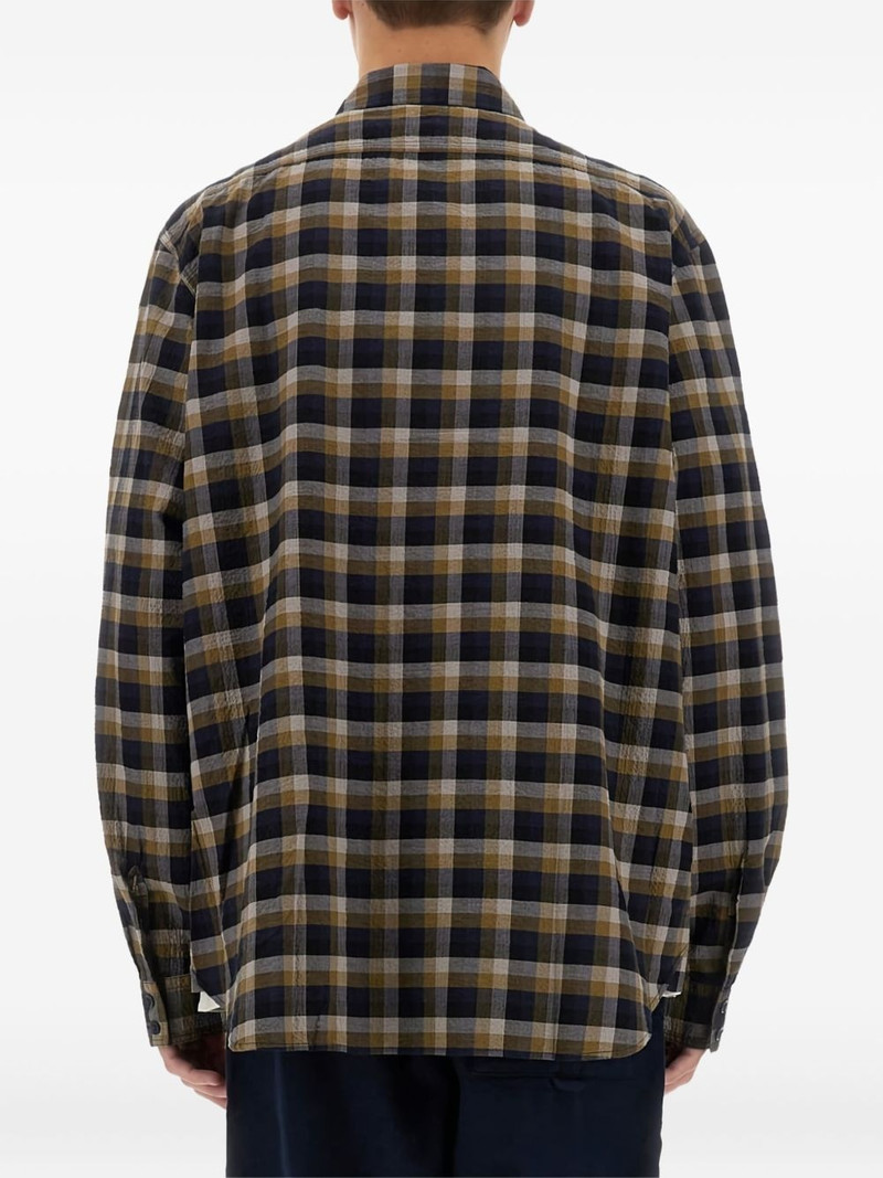 YMC BB checked button-up shirt outlook