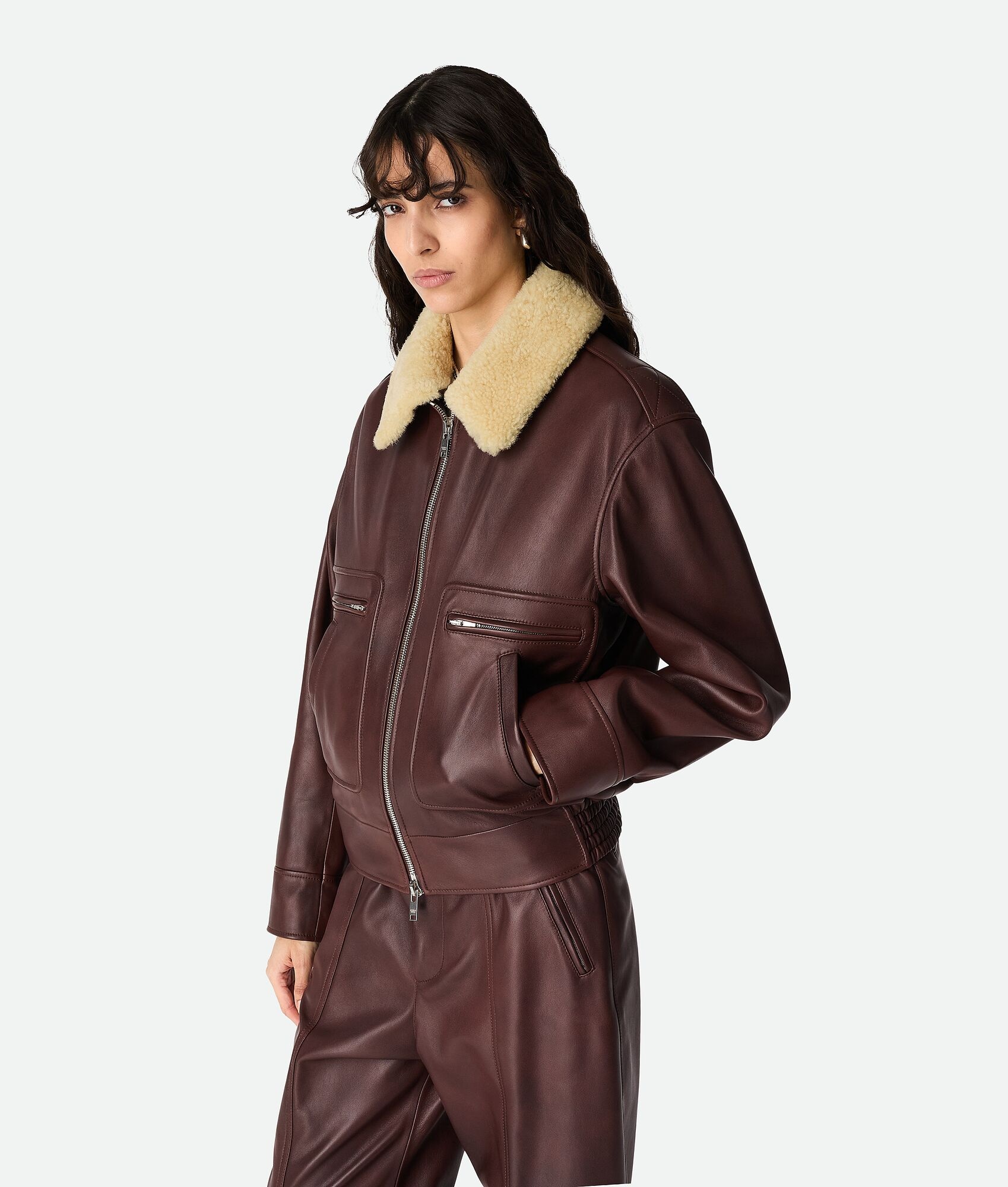 Padded Leather Blouson - 2