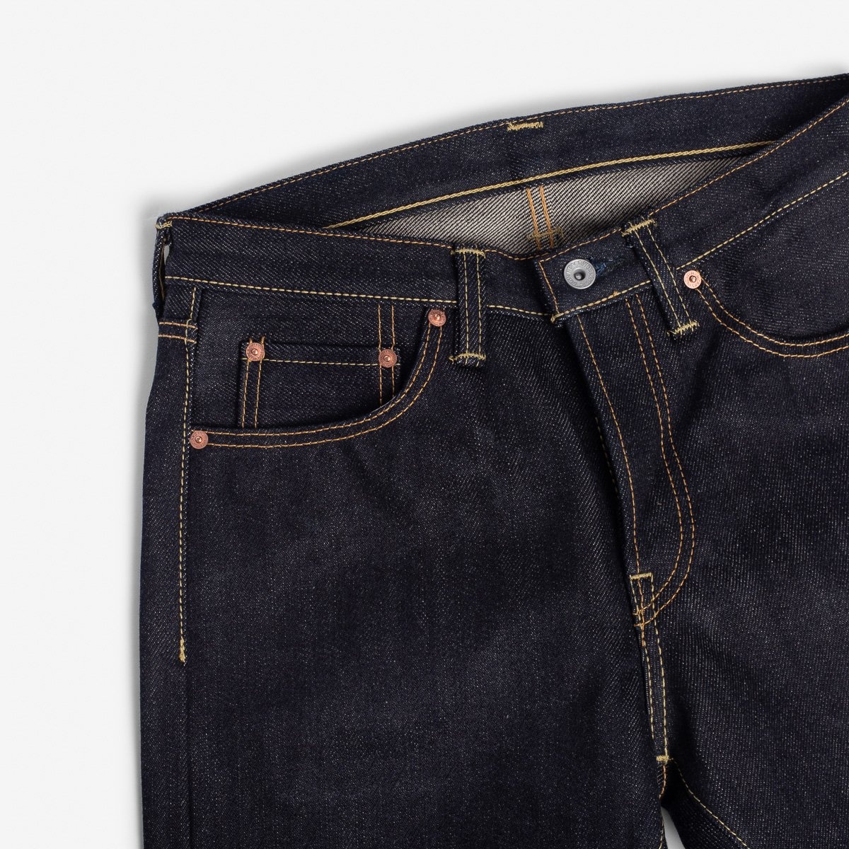IH-555-XHS 25oz Selvedge Denim Super Slim Cut Jeans - Indigo - 6