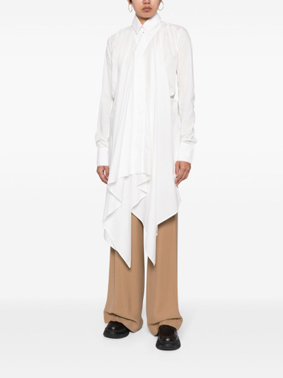 Marc Le Bihan asymmetric poplin shirt outlook