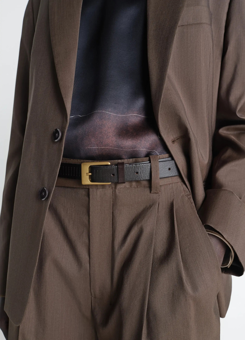 Lemaire RAIL BELT 25 MM IN LEATHER outlook