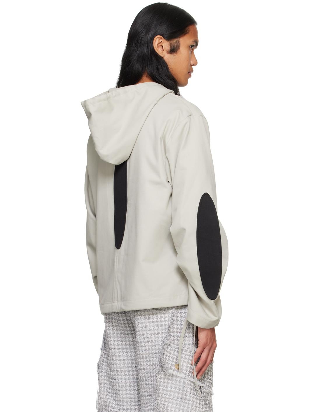 Gray & Black Shield Jacket - 3