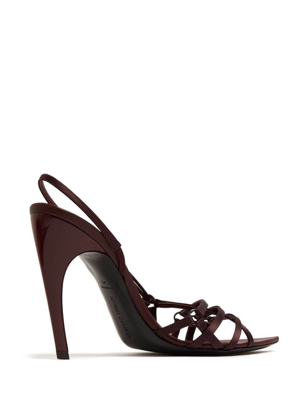 slingback leather sandals - 3