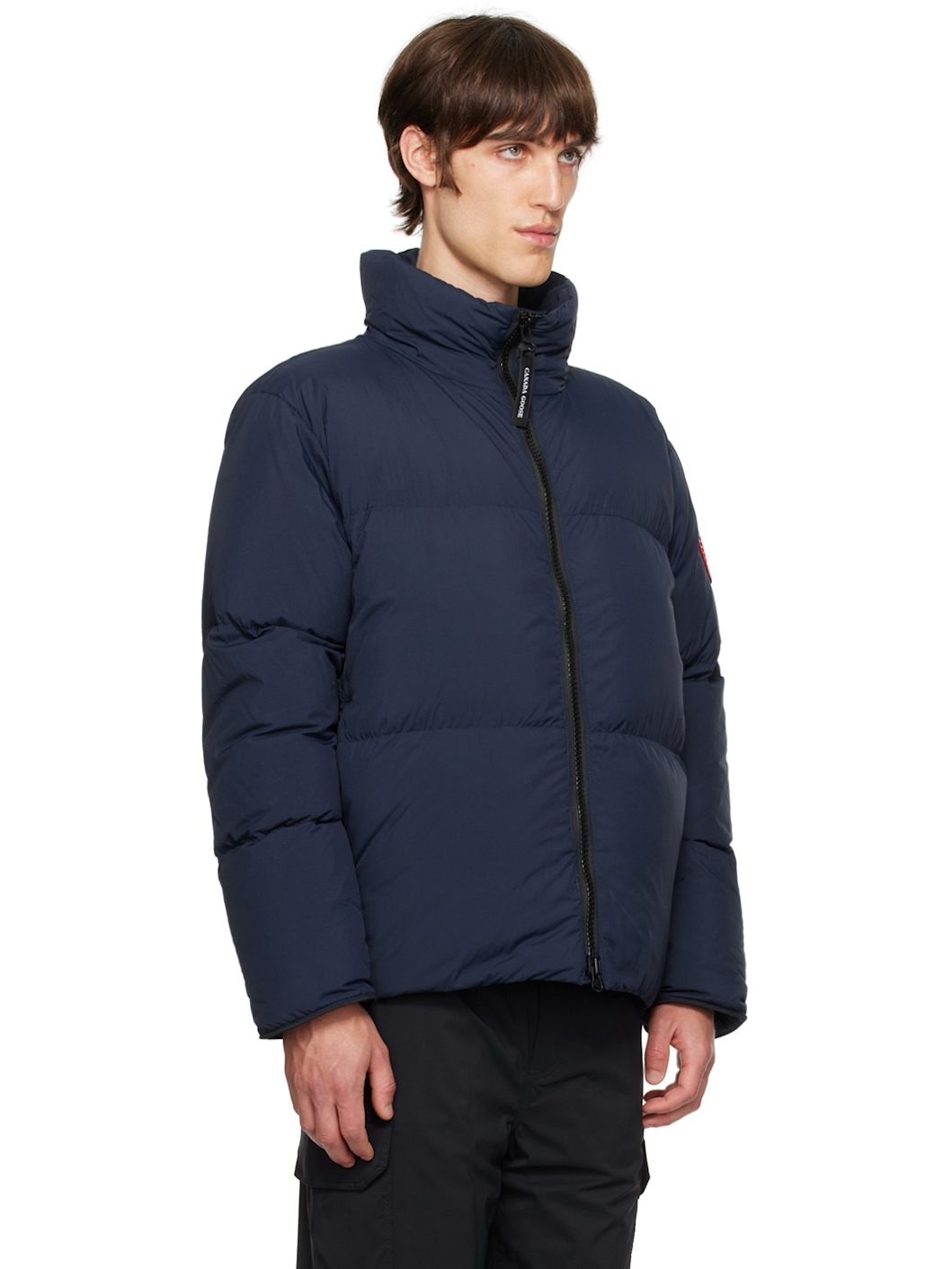 Navy Lawrence Puffer Down Jacket - 2