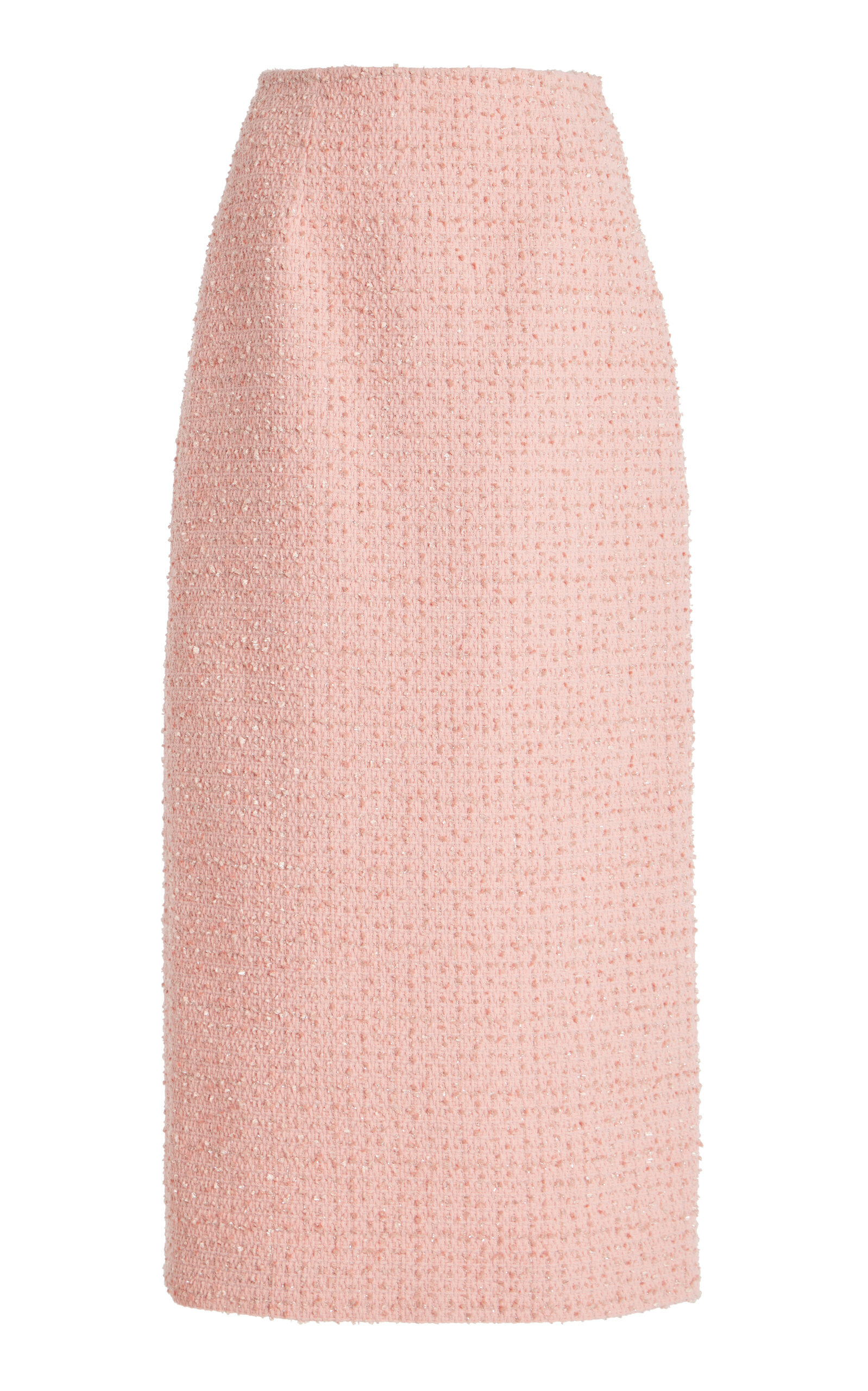 Tweed Midi Pencil Skirt pink - 1