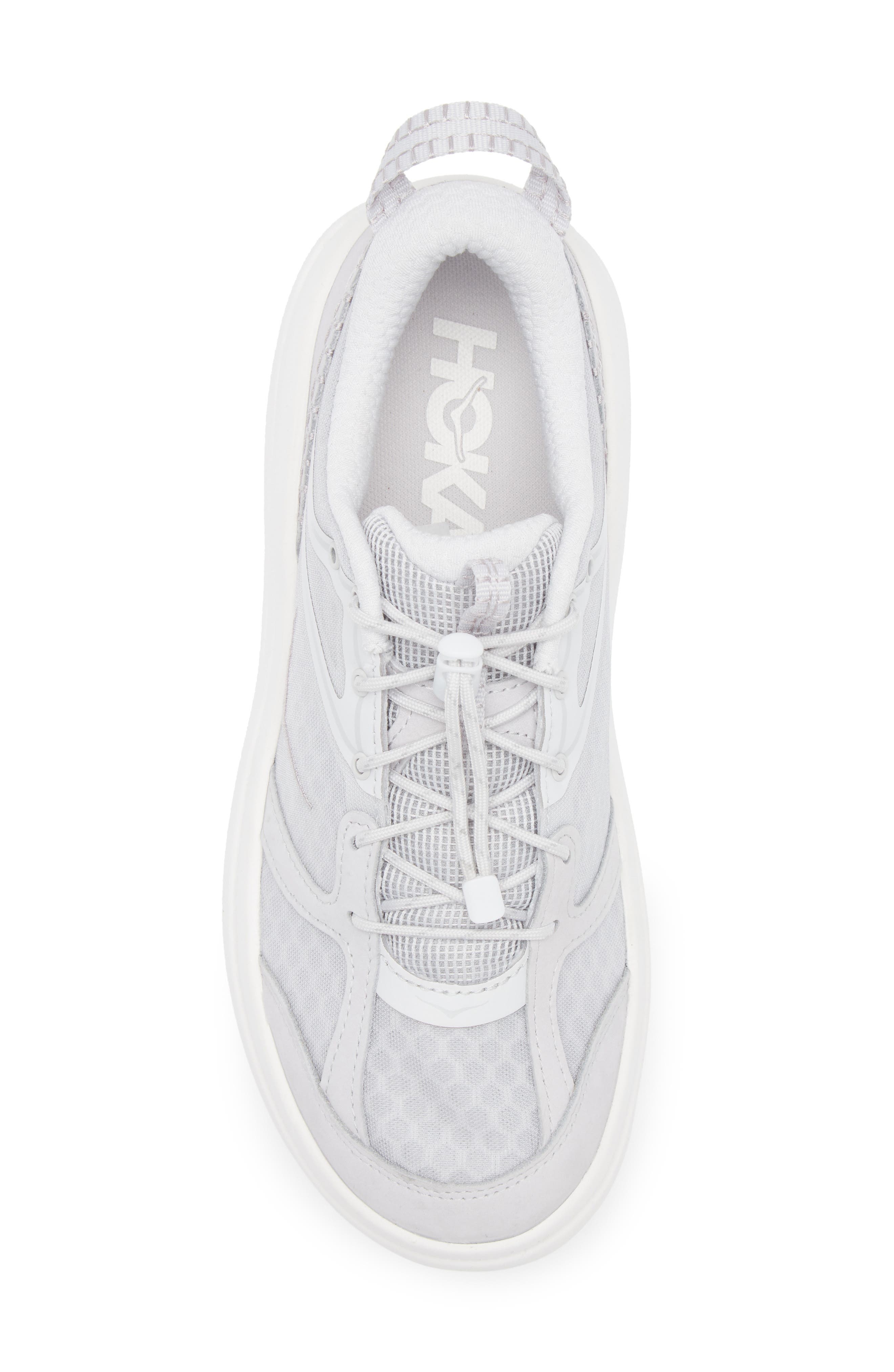 HOKA Gender Inclusive Bondi 9 Running Shoe in Cosmic Grey /White at Nordstrom - 5