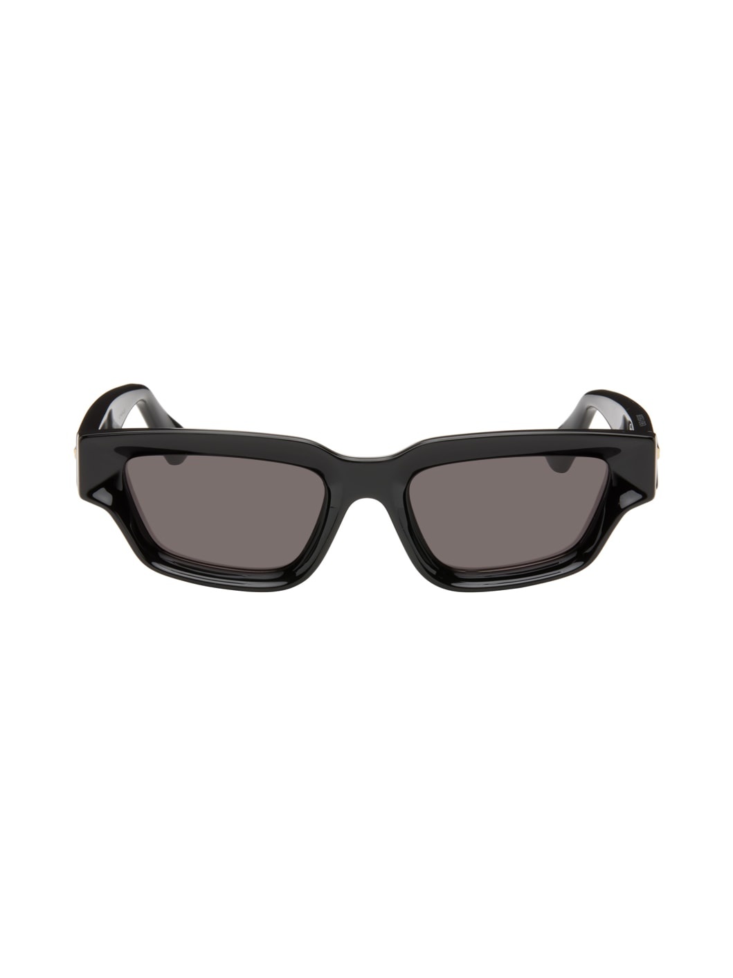 Black Sharp Square Sunglasses - 1