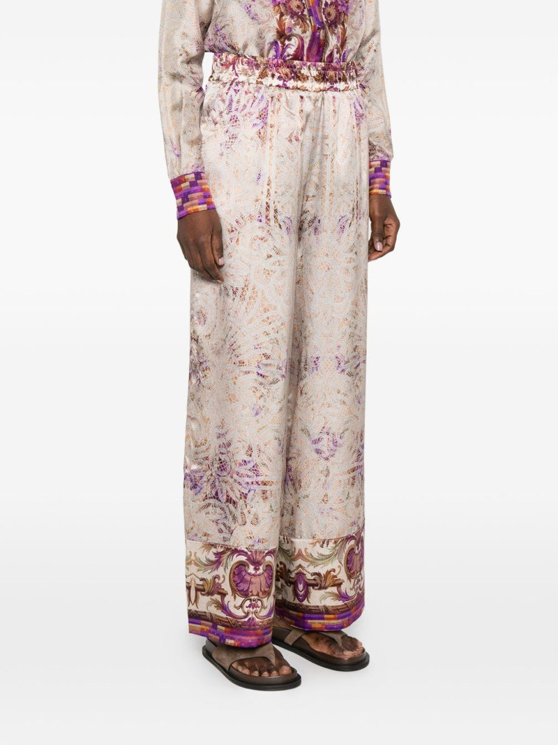 Pierre-Louis Mascia Printed silk trousers outlook