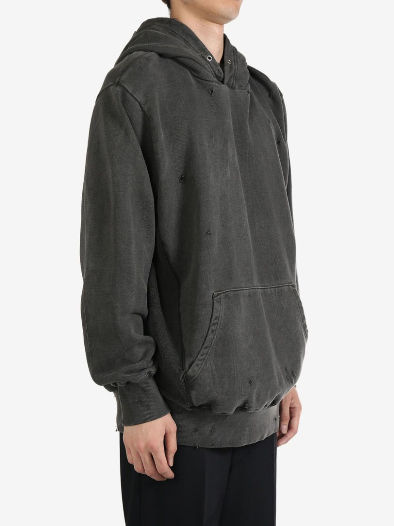 UNDERCOVER distressed-effect hoodie outlook