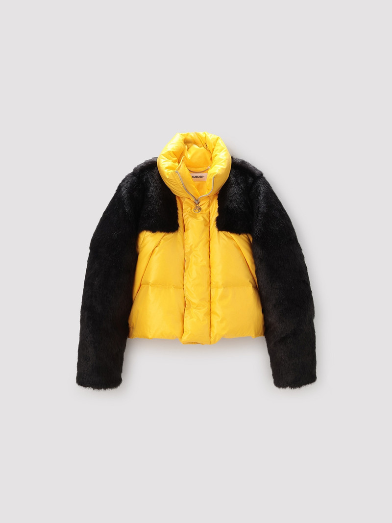 CROPPED FUR PUFFER JACKET 1