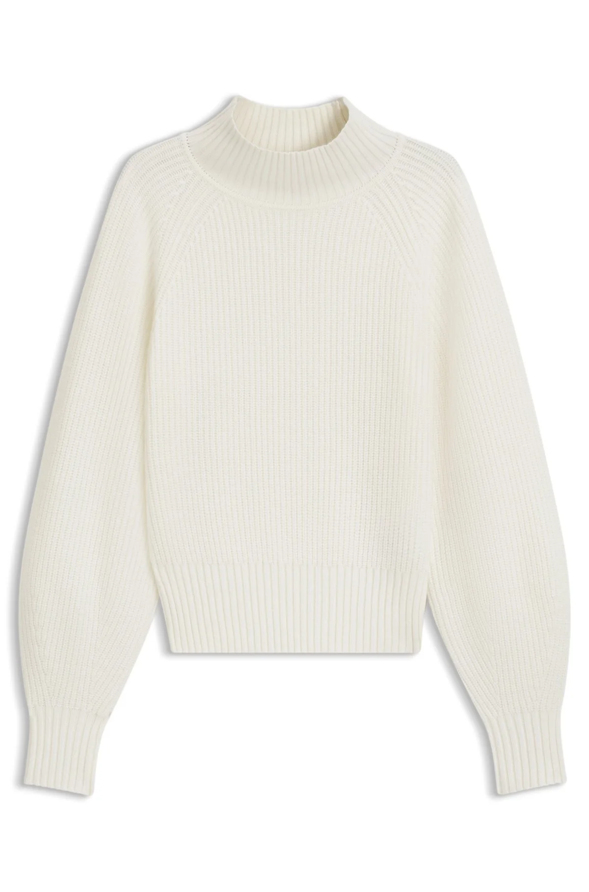 LOOSE-FIT ROLLNECK SWEATER WITH RAGLAN SLEEVES - 1