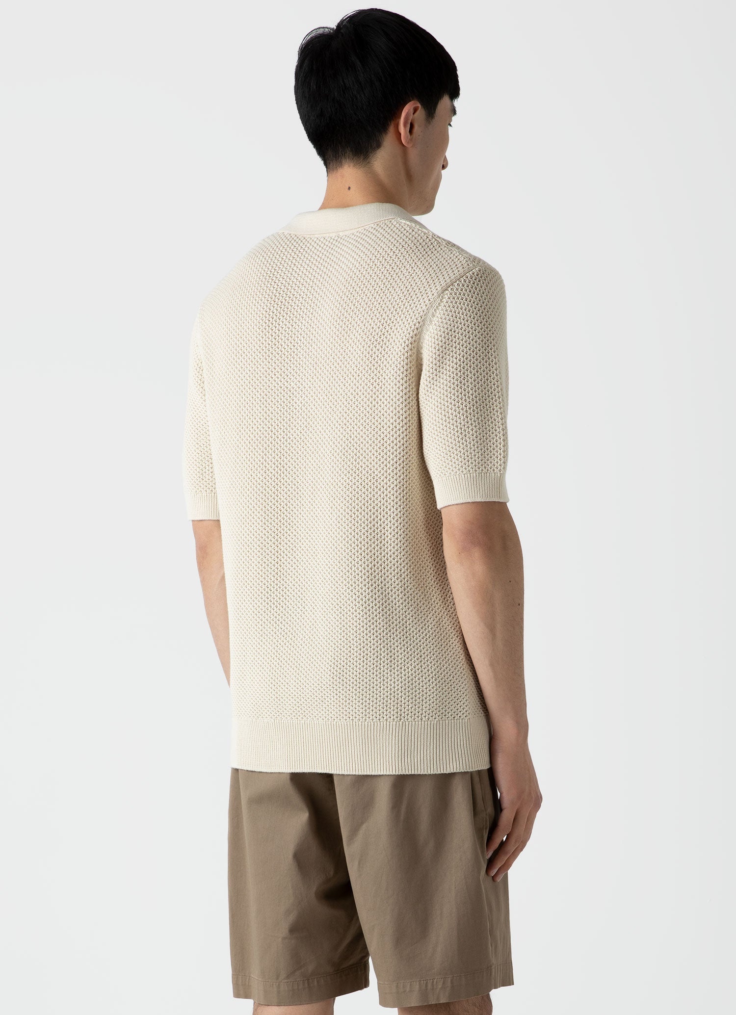 Sunspel x MR PORTER Mesh Knit Polo - 4