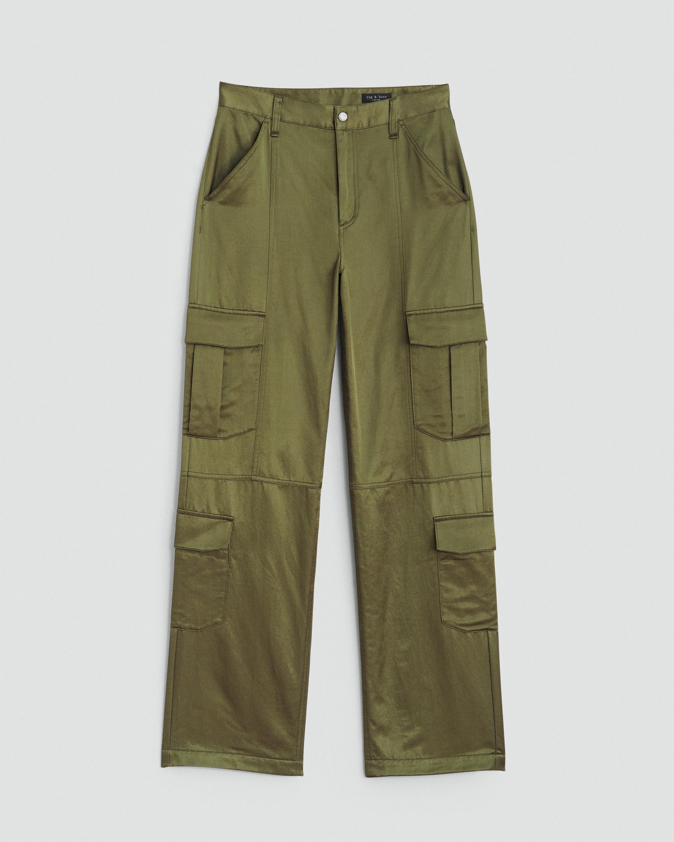 Cailyn Japanese Satin Cargo Pant
Relaxed Fit - 1