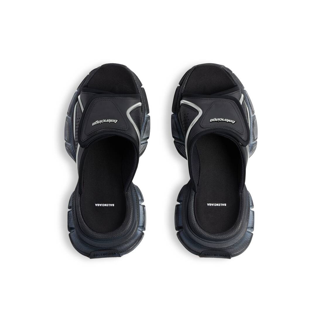 Men's 3xl Slide Sandal in Black - 6