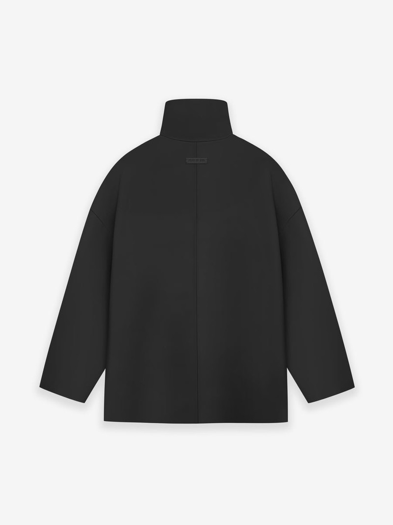 Rubberized High Neck Jacket 2