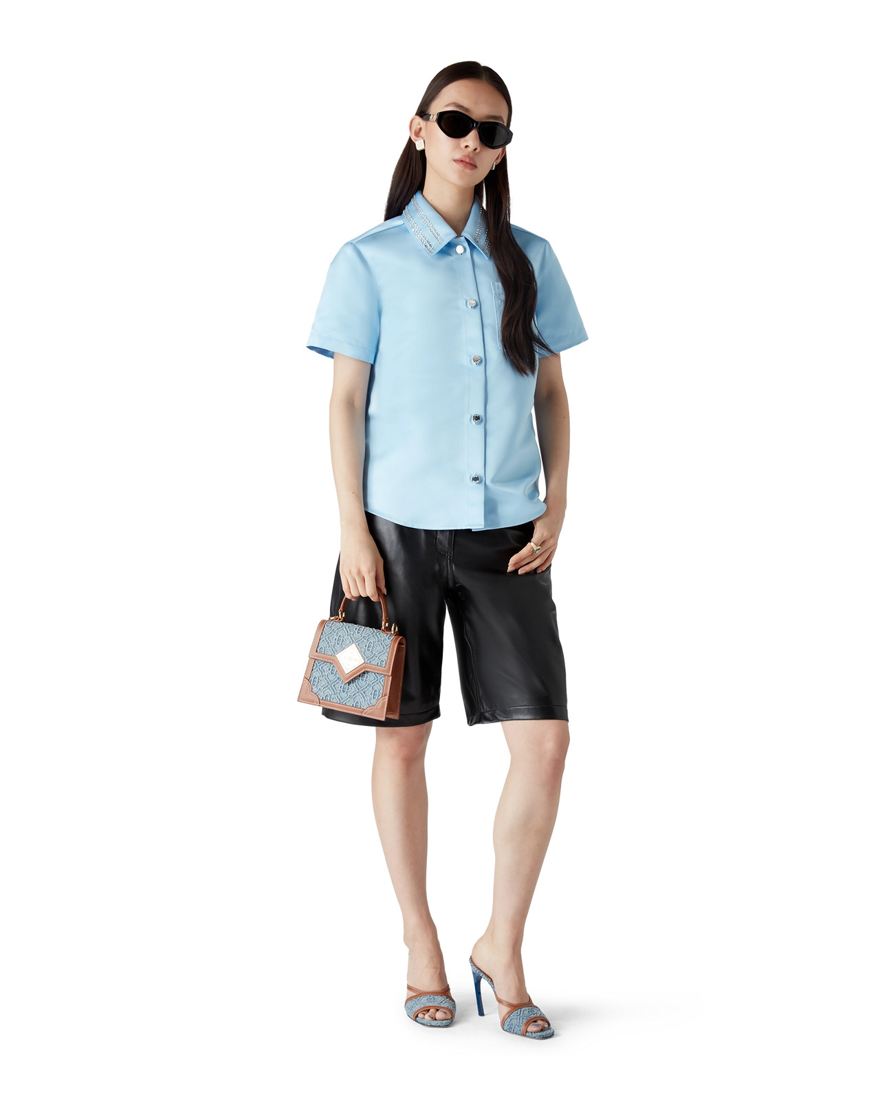 Satin Short Sleeve Shirt | Casablanca Paris - 2