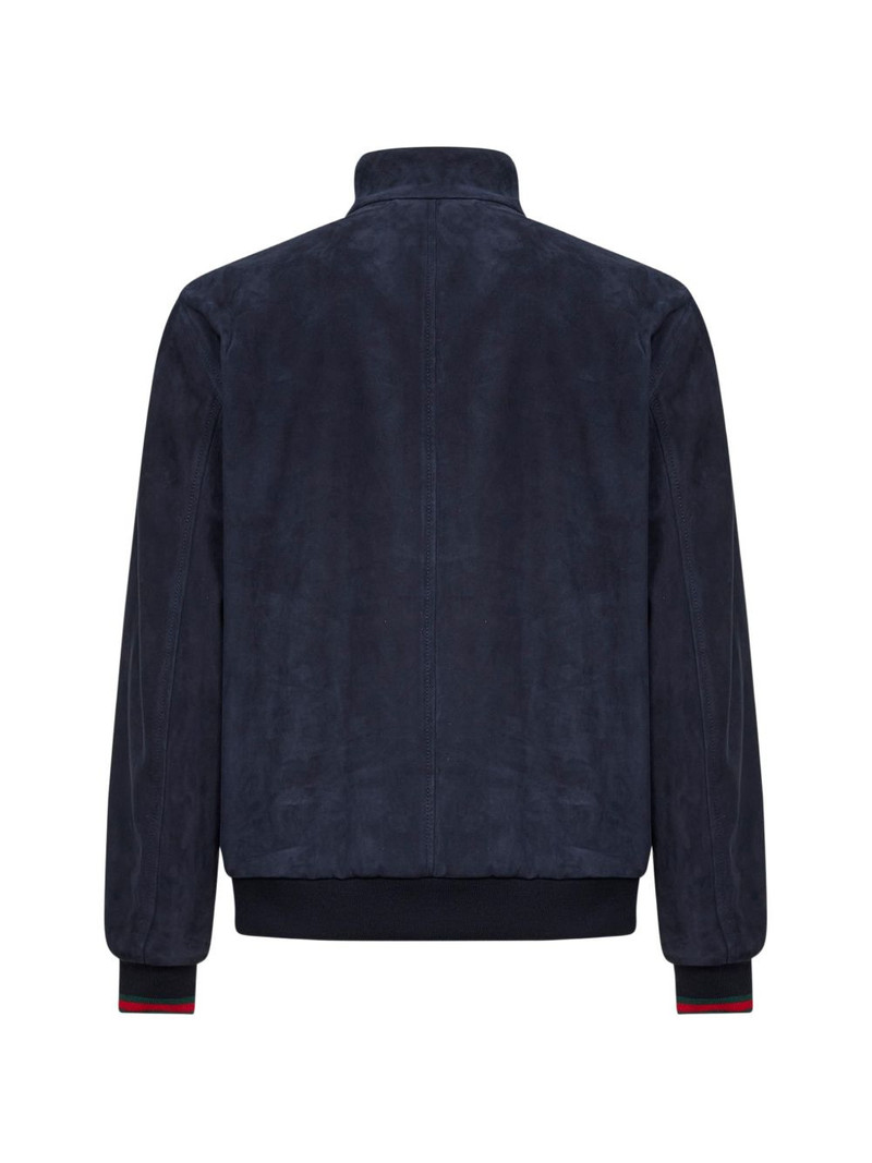 GUCCI suede bomber jacket outlook