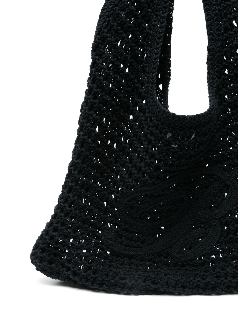 logo-embroidered shoulder bag - 4