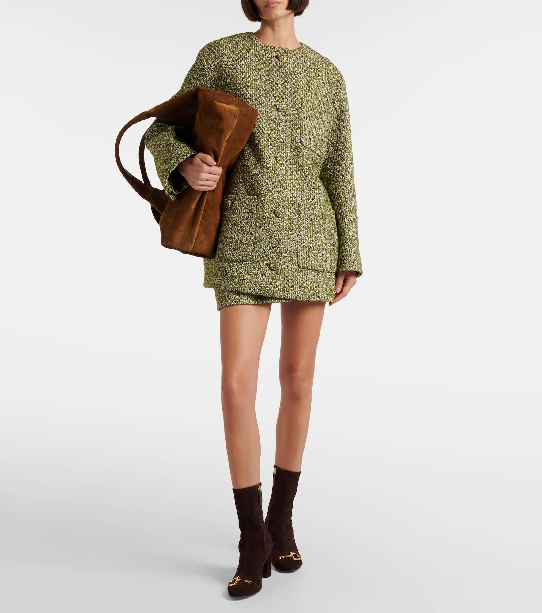 Alfa Horsebit suede ankle boots - 3