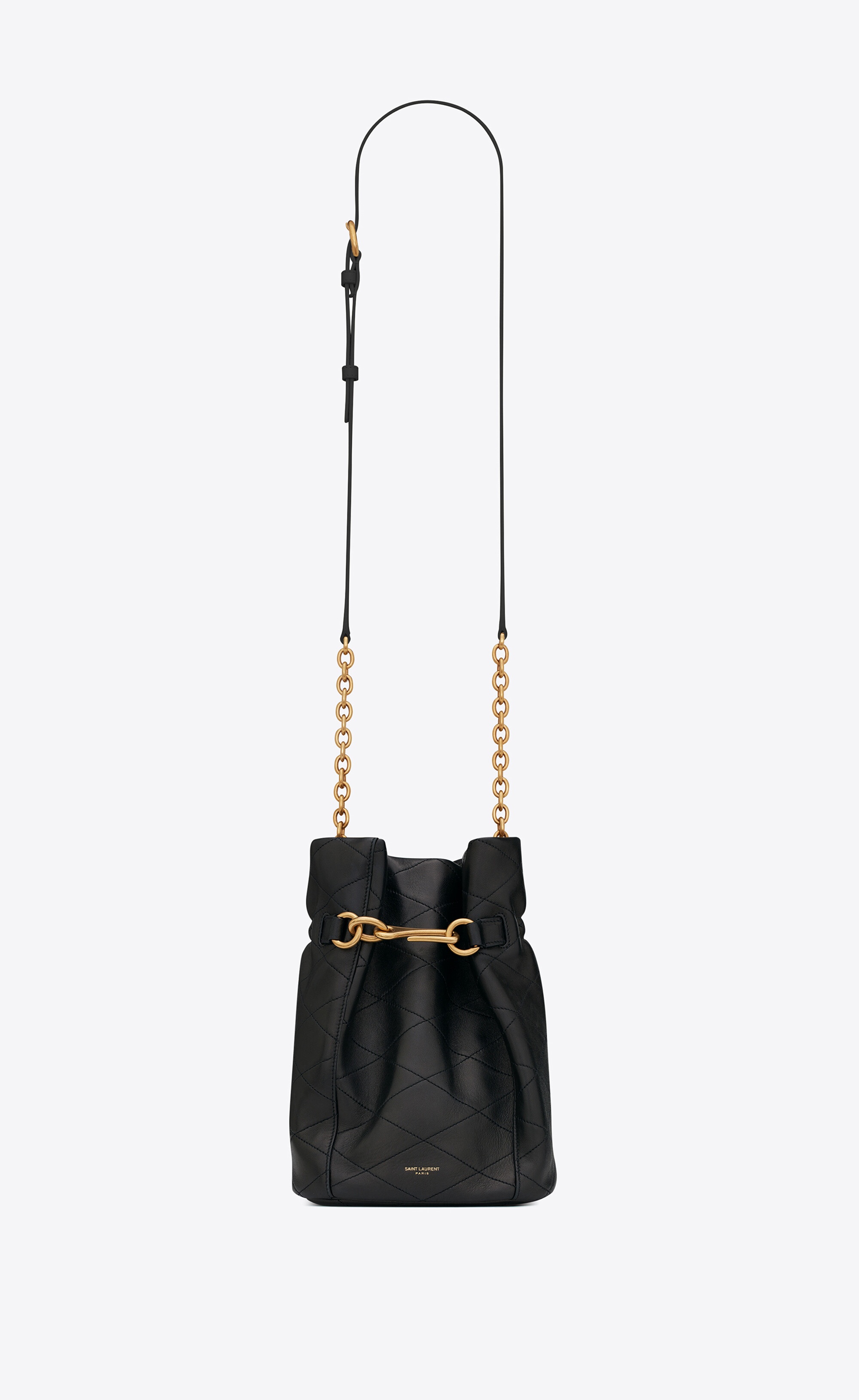 le maillon hook bucket bag in supple leather - 1