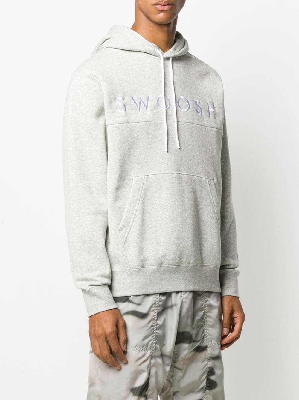 SWOOSH embroidered hoodie - 3