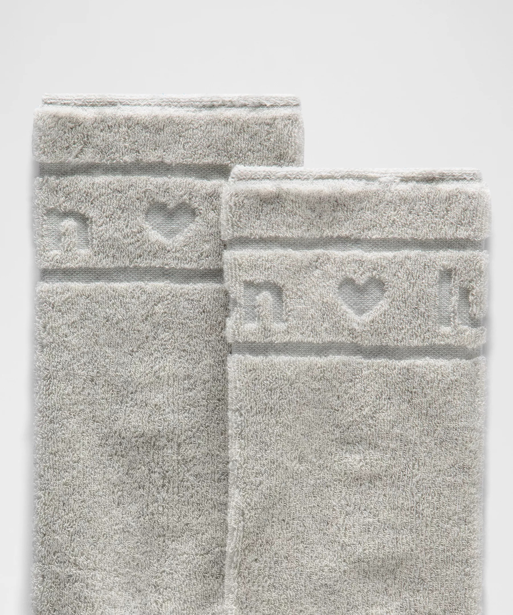 Unisex Terry Crew Socks - 2