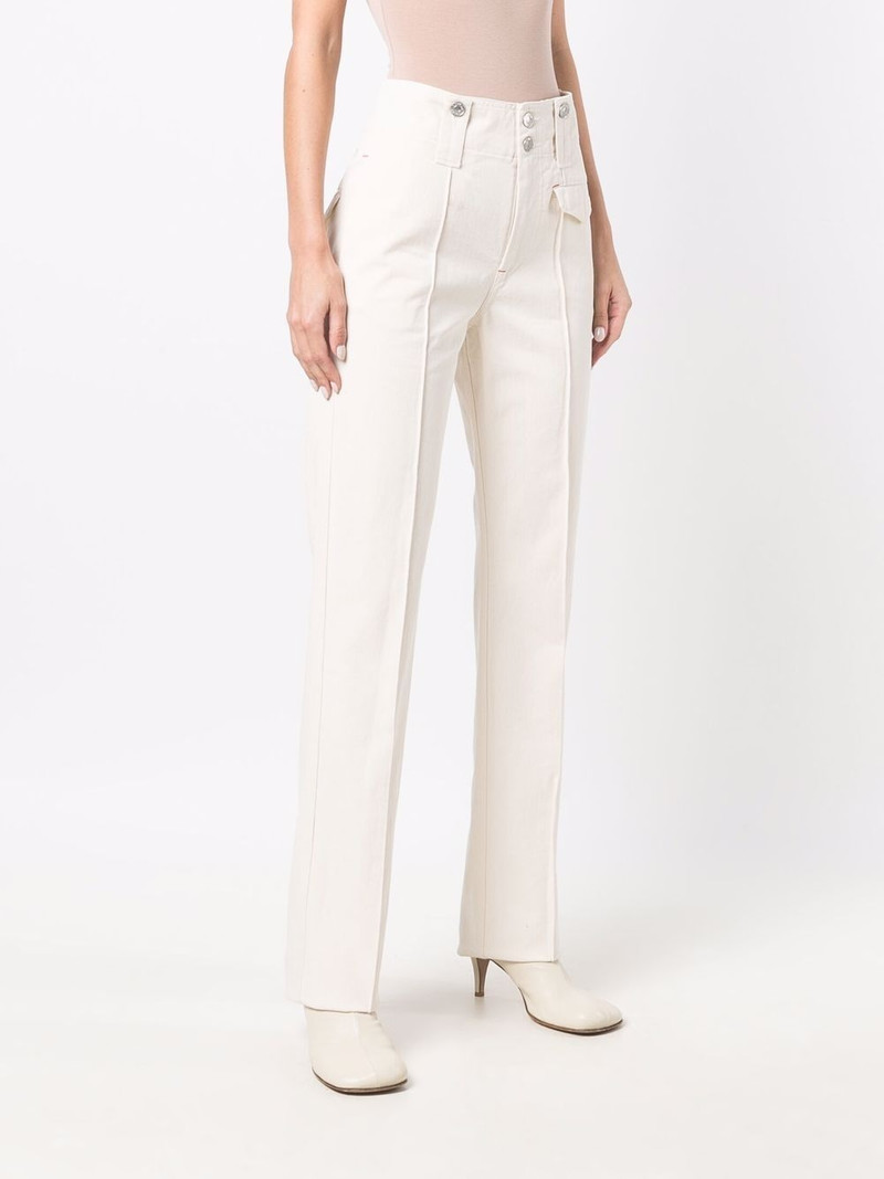 high-rise straight-leg trousers 3