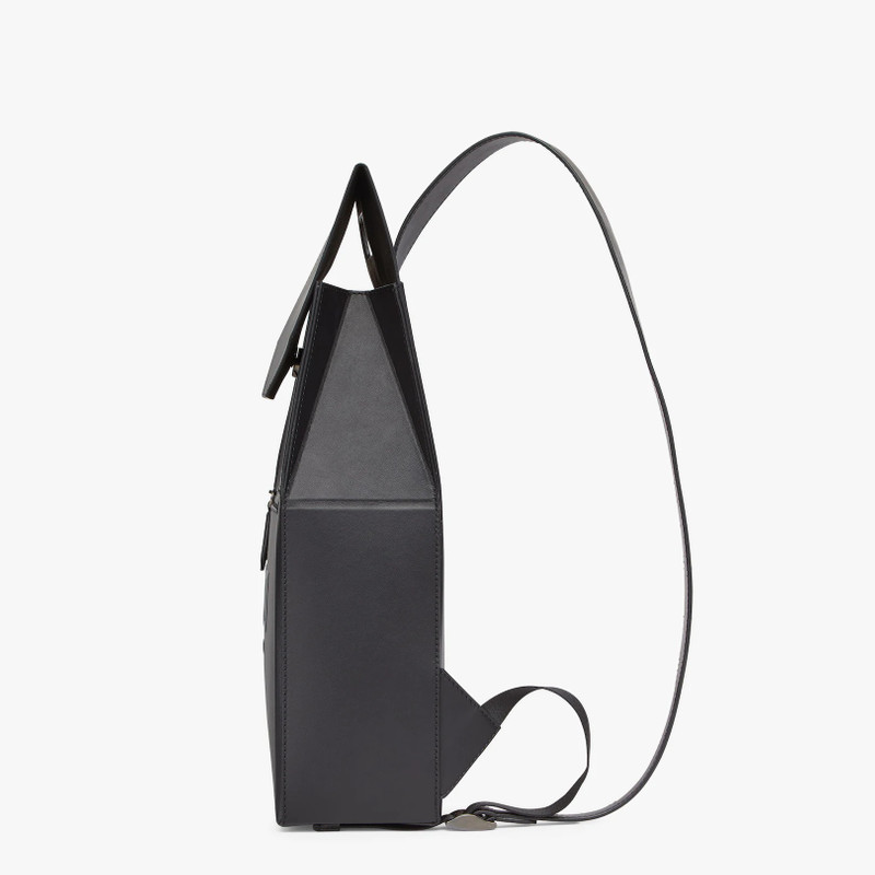 FENDI Black leather backpack outlook