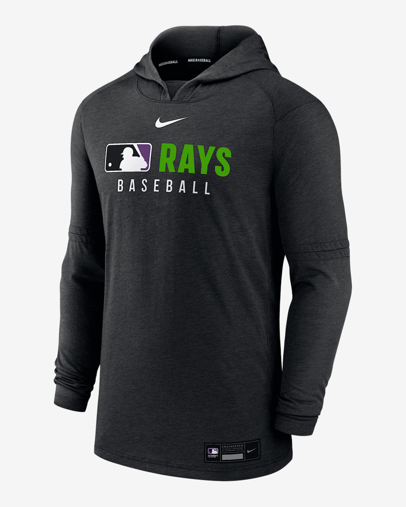 Tampa Bay Rays Authentic Collection Men's Nike Dri-FIT MLB Pullover Hoodie 1
