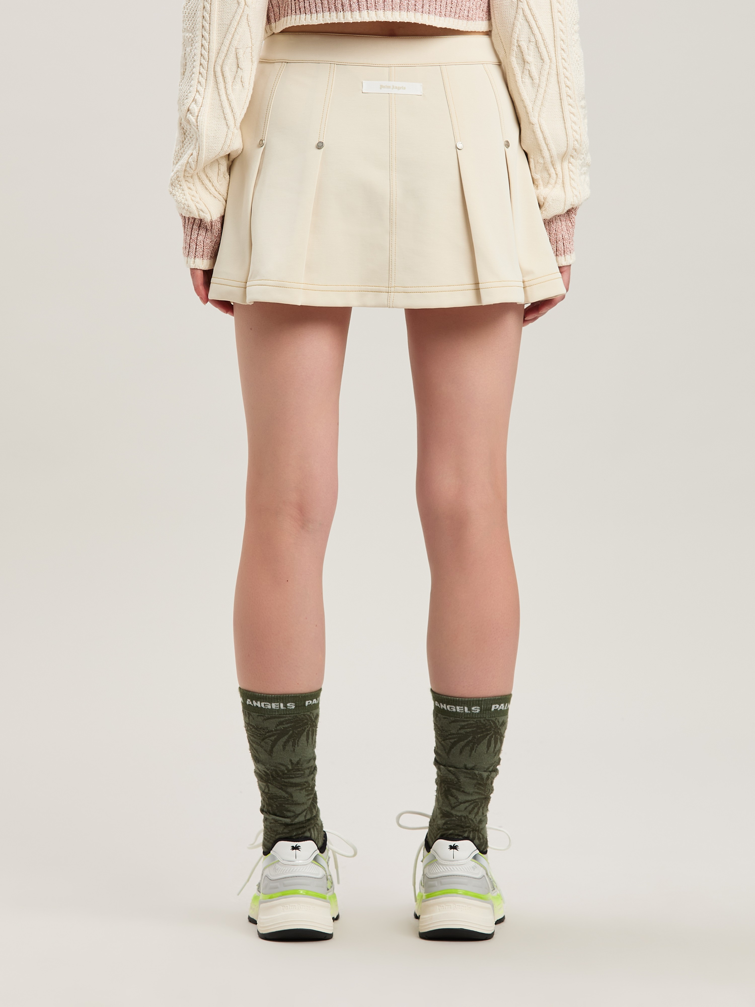 Pleated Mini Skirt - 5