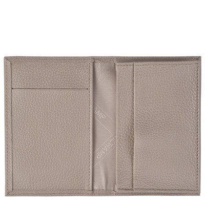 Longchamp Le Foulonné Card holder Turtledove - Leather outlook