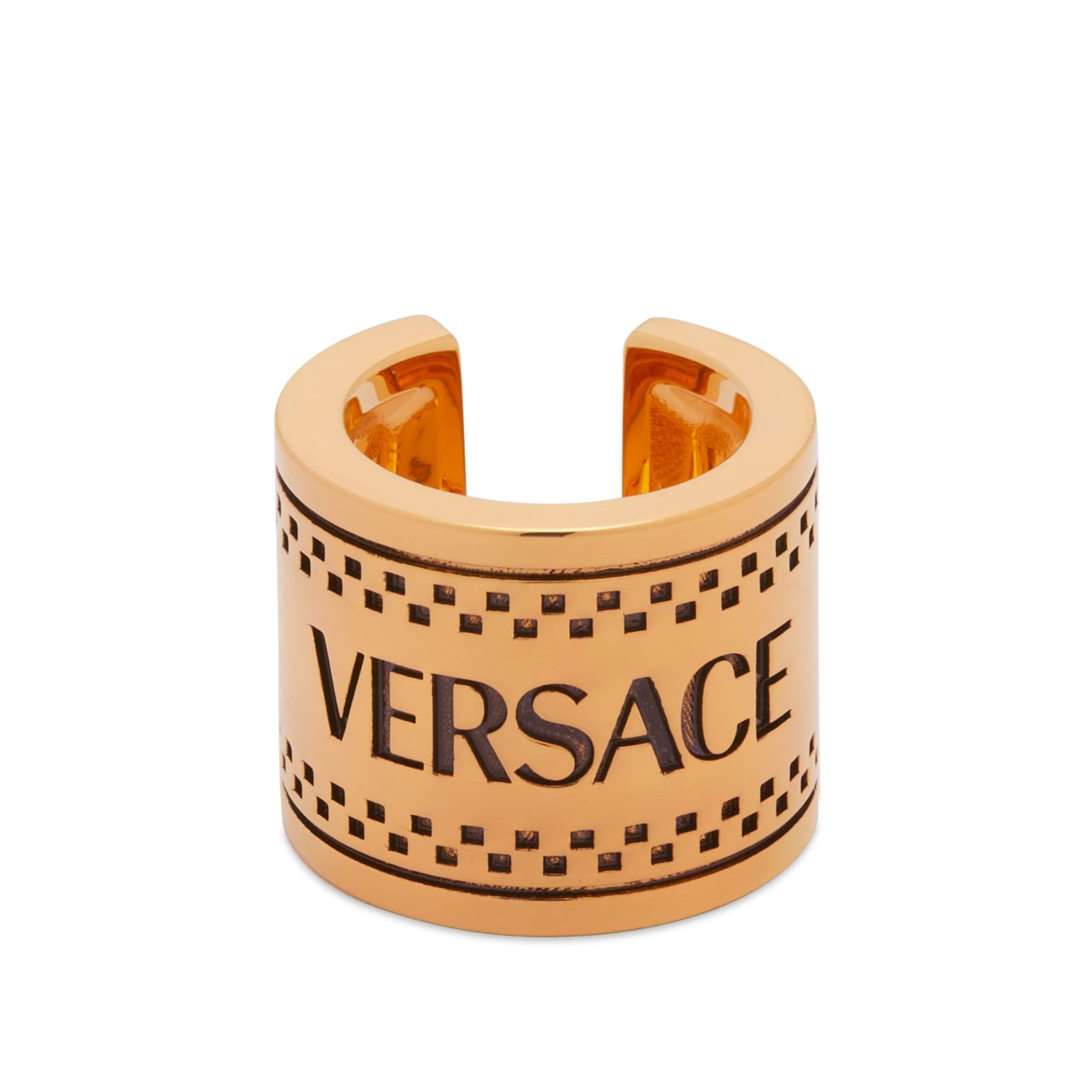 Versace Chunky Logo Ring - 1