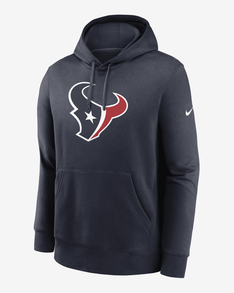 Houston Texans Rewind Club Logo Men’s Nike NFL Pullover Hoodie 1