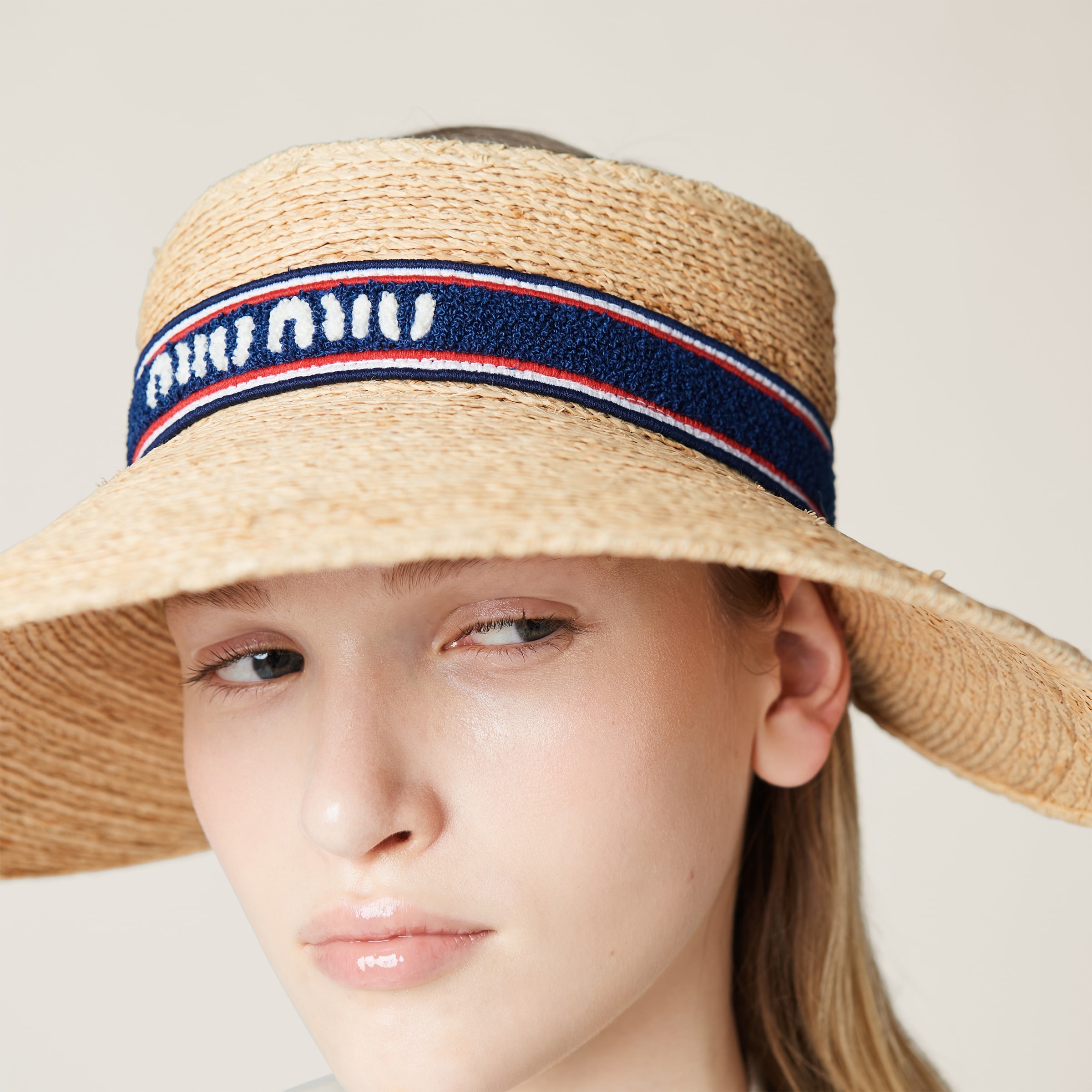 Raffia visor - 3
