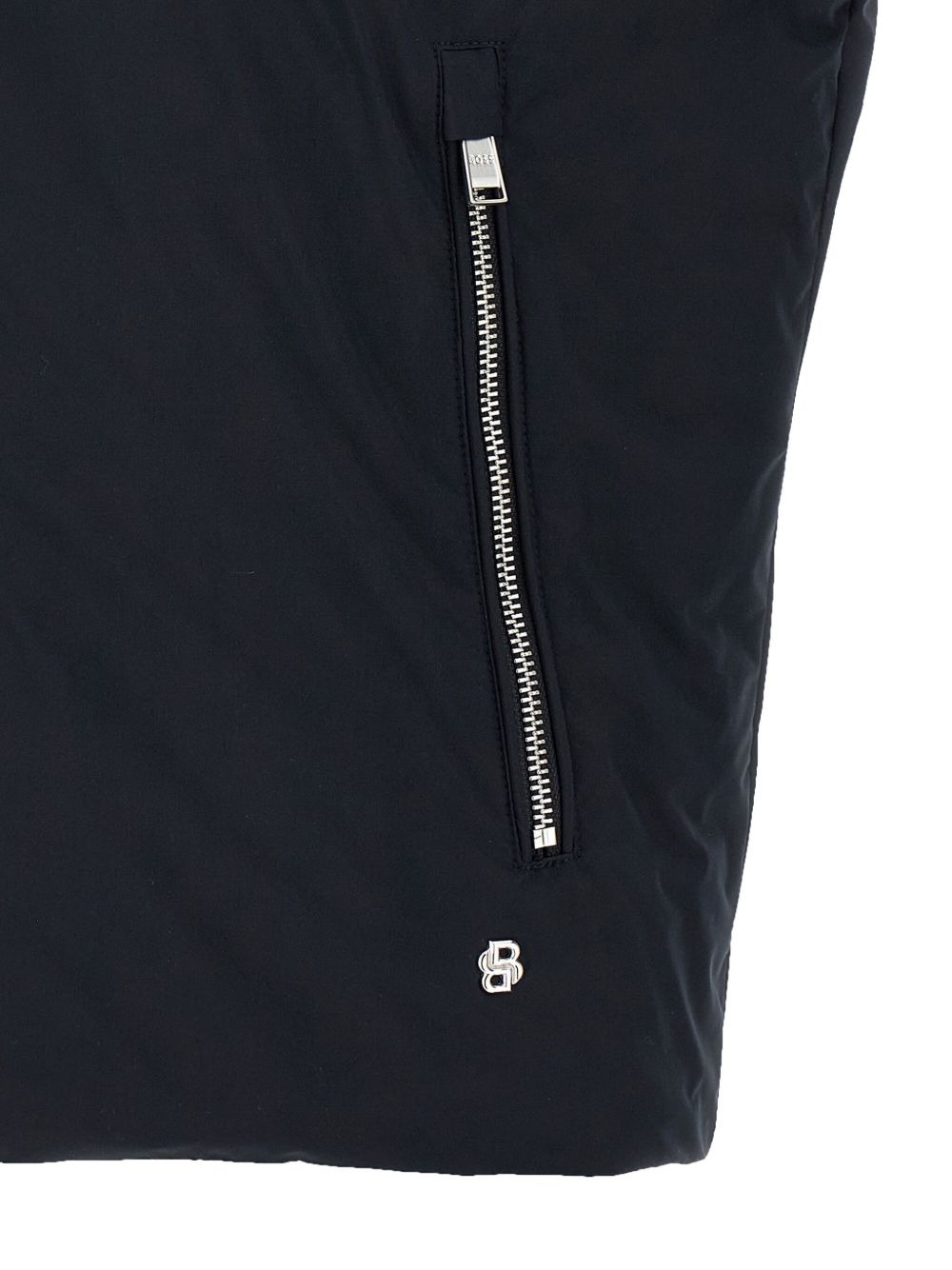 padded high-neck waistcoat - 5