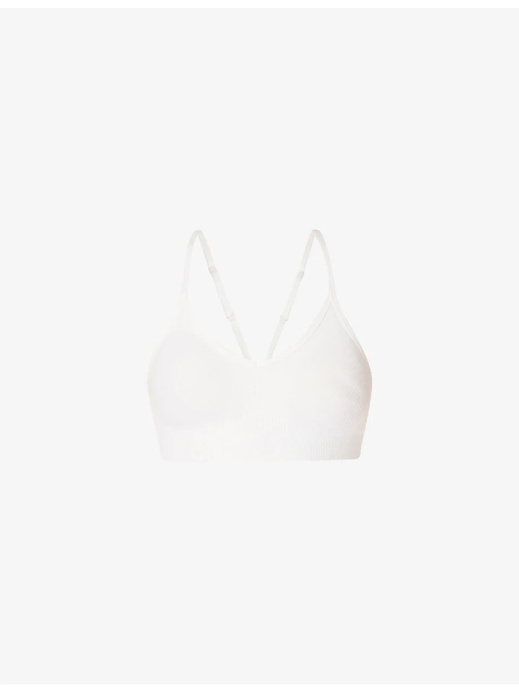 Soft Ribbed Yoga Bra - 1